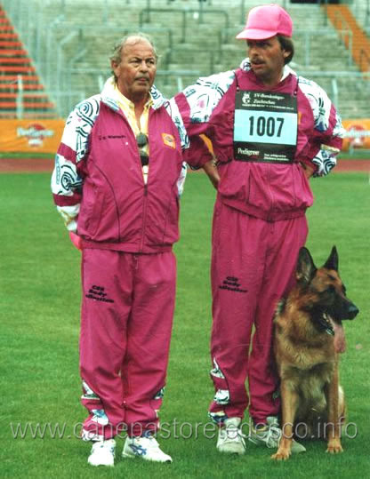 Walter Martin con il Sieger Zamb BSZS 1994