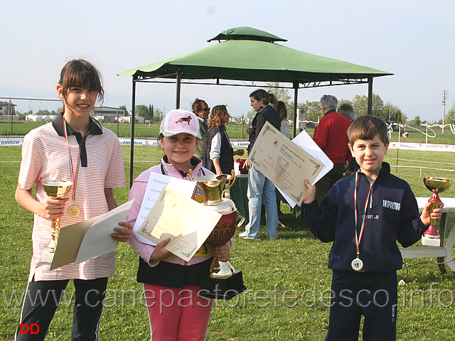 148.jpg - I tre soci juniores premiati: Arianna Nicoli, Anna Zampieri, Marco Cutecchia